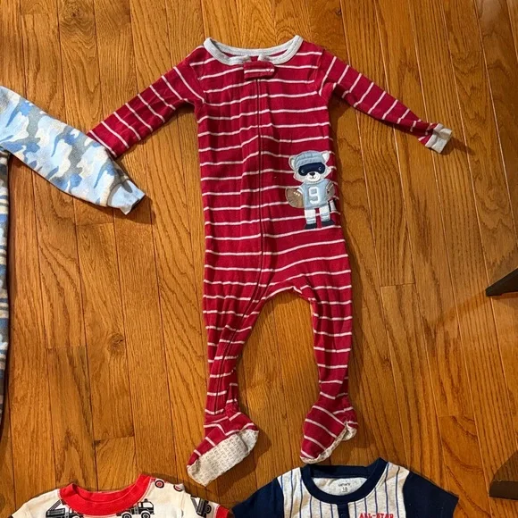 18M Pajama Set Bundle – 14 total Pieces - Picture 3 of 13